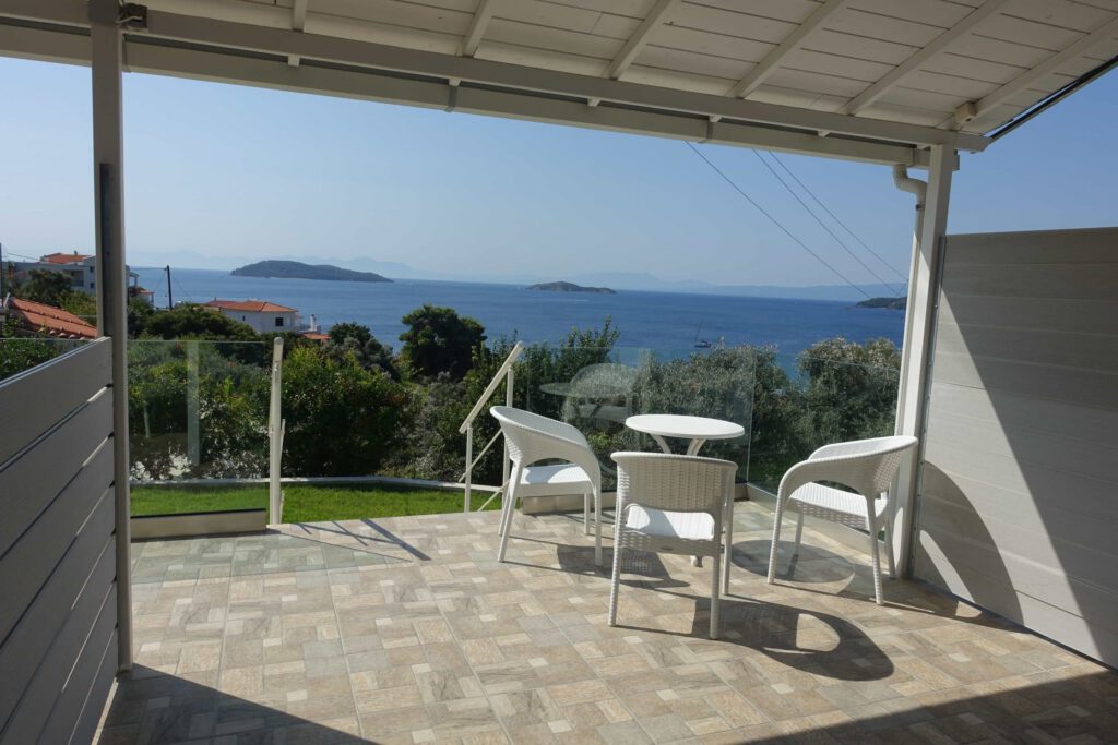 Experience the captivating beauty of sea view hotel in Skiathos with Hotel RENE.