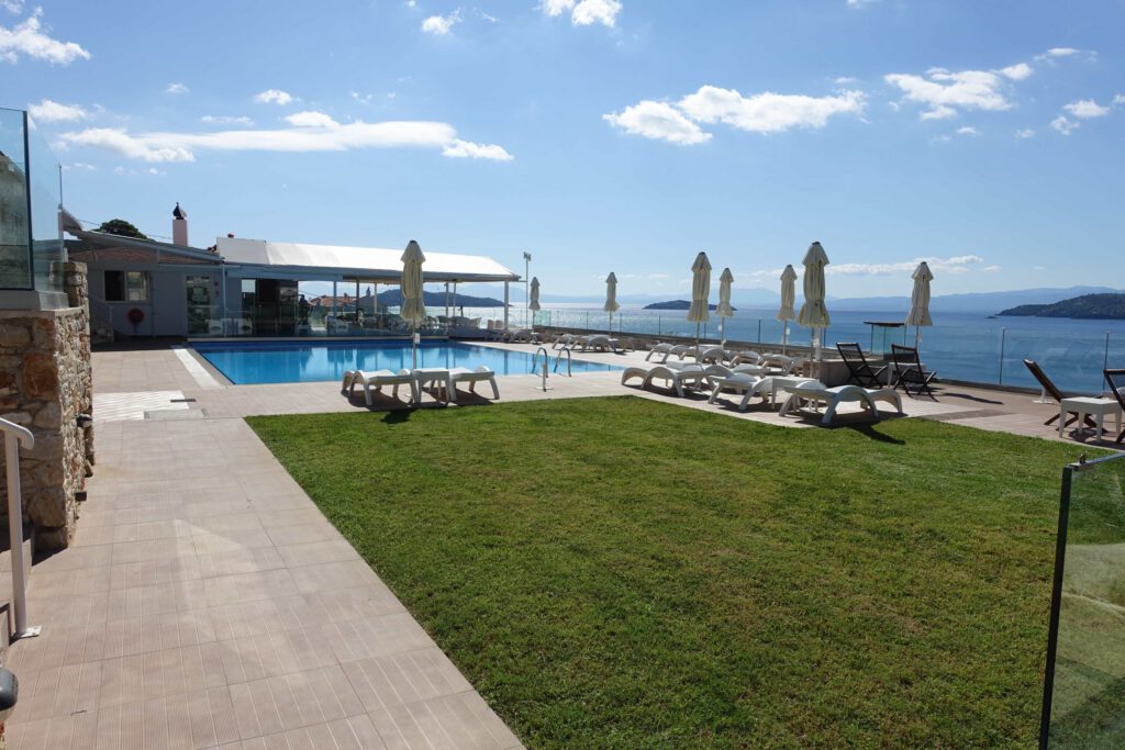 Experience the captivating beauty of sea view hotel in Skiathos with Hotel RENE.