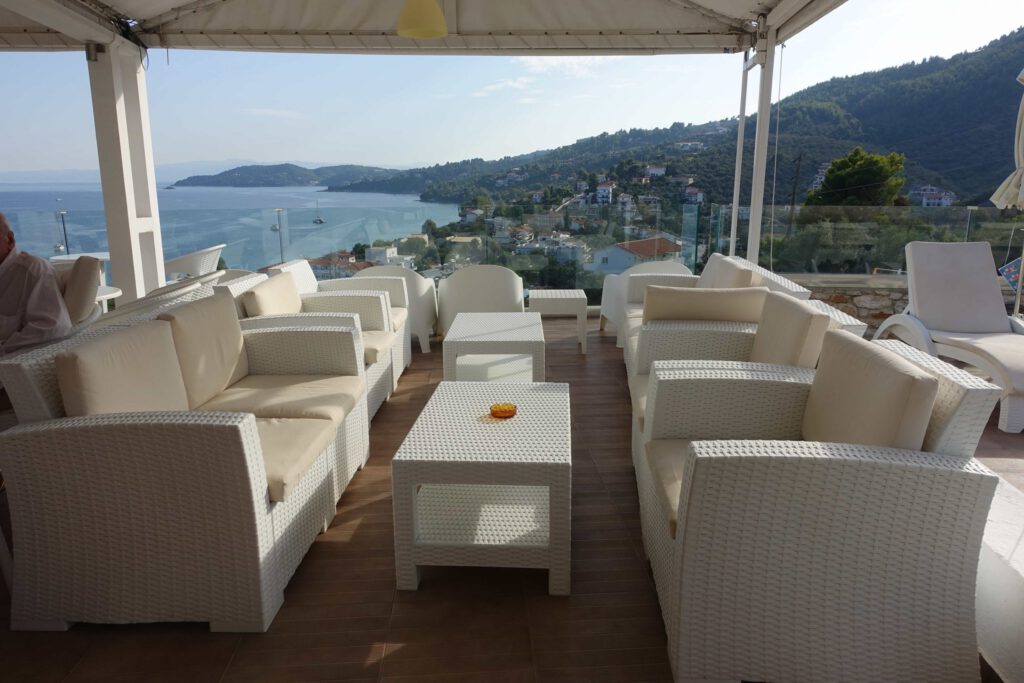 Experience the captivating beauty of sea view hotel in Skiathos with Hotel RENE.