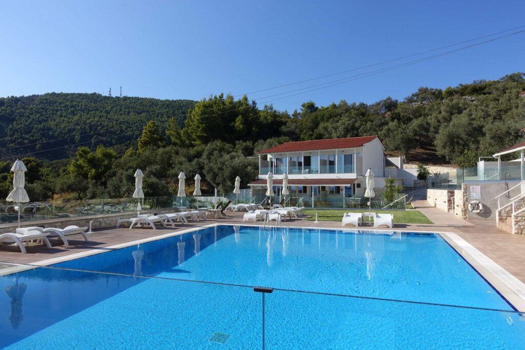 Experience the captivating beauty of sea view hotel in Skiathos with Hotel RENE.